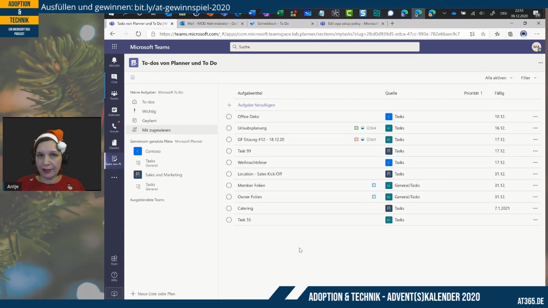 microsoft planner to do tasks